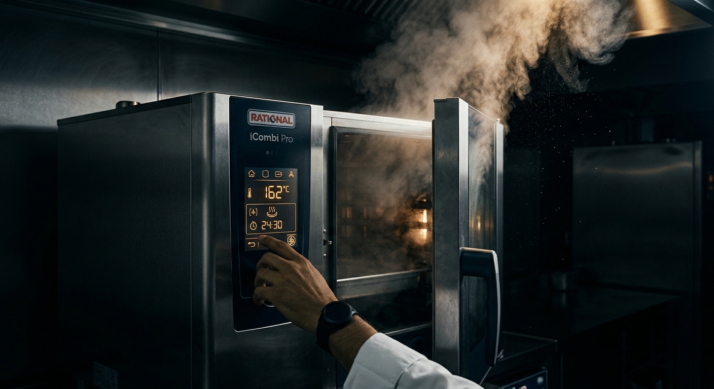 Forno combinado Rational em operação no hub SPSF